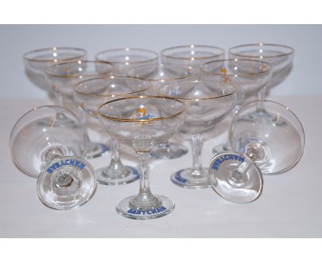 12 vintage baby sham glasses