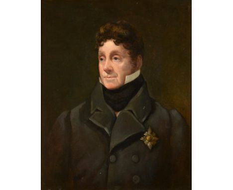 Circle of Sir Henry Raeburn FRSE, RA, RSA (1756-1823) Portrait of Sir Charles Forbes of Edinglassie  Oil on canvas, 75cm by 5