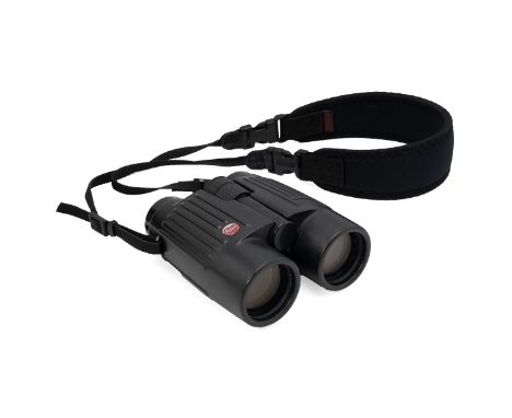 Pair of Leica binoculars with strap. 