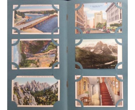 Postcards, a mixed foreign collection of approx. 740 cards in 3 vintage albums. Includes Spain with ethnic, ways of life, bul