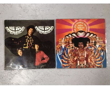 2 JIMI HENDRIX EXPERIENCE LPs inc. Axis Bold As Love (Orig. UK Track label Mono with orange lyric insert) &amp; Are You Exper