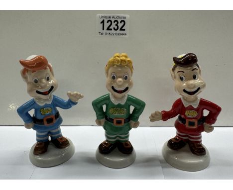 3 Wade figures Snap, Crackle &amp; Pop (Collectors Club Limited Edition 2004)