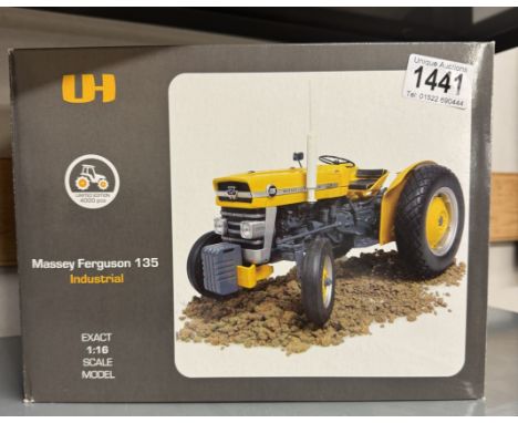 A boxed 1/16 Universal Hobbies UH2822 Massey Ferguson 135 Industrial tractor No.2622 of 4000.