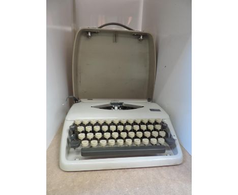Cased Adler Typewriter 