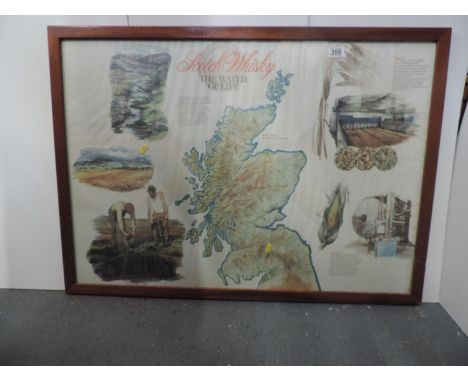 Framed Scotch Whisky Poster 