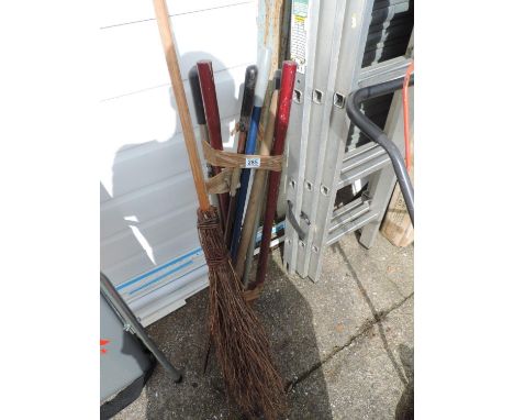 Garden Tools and Witches Broom 