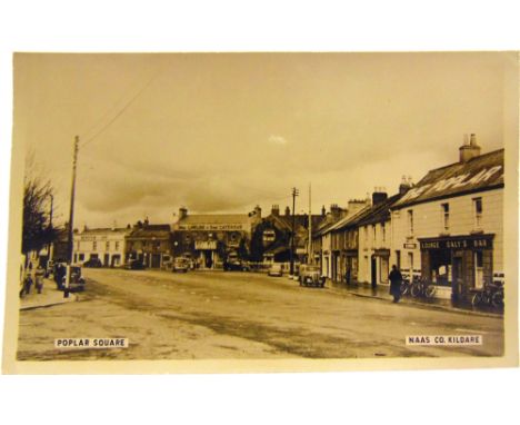 POSTCARDS - IRELAND  Approximately 206 cards, comprising real photographic views of Poplar Square, Naas, Co. Kildare; The Fou