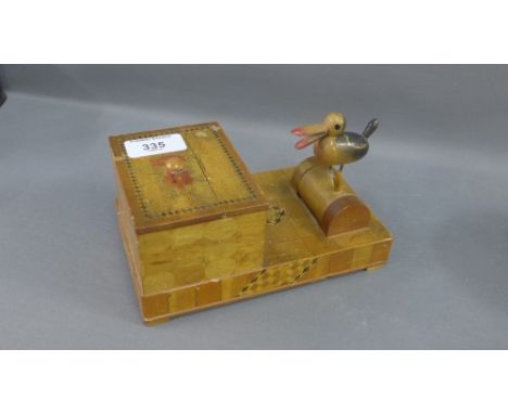 Early 20th century musical cigarette box