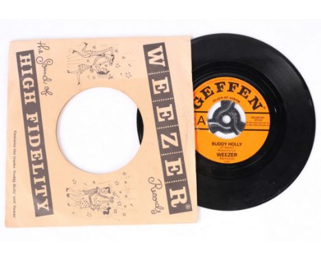 Weezer &ndash; Buddy Holly (GFS 88), UK, 1995, large centre, VG)