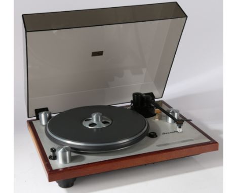 Alexandria by Oracle turntable with owners manual, test LP, and groove isolator. Makers label to the rear, "serial no. 0683 1