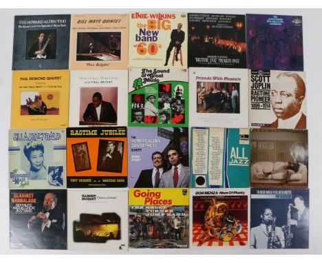 A collection of 200+ Jazz LPs. Buck Clayton / Kid Ory / Oscar Peterson / Keith Jarrett / Milt Jackson / Teddy Wilson / Art Ta