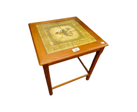 MID CENTURY TILED TABLE 