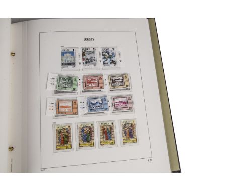 A collection of modern Channel Islands stamps and First Day Covers, in four A4 albums and two FDC albums (6) 
