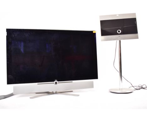 Loewe - A home stereo system & television suite by Loewe. The suite comprising of a stereo speaker, individual TV, digital re