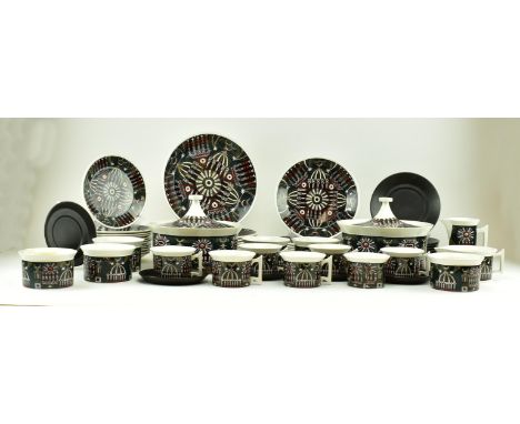 Portmeirion Pottery - Magic City - a vintage 20th century ceramic dinner and tea service. The service to comprise two lidded 