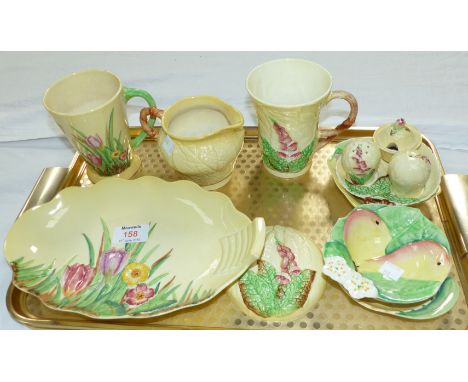 A selection of Carltonware pottery