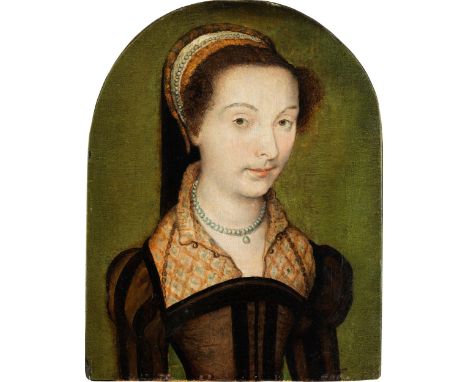 Claude Corneille de Lyon,genannt Corneille de la Haye,1500/10 Den Haag – 1575 Lyon, zug. und Atelier PORTRAIT EINER DAME, TRA