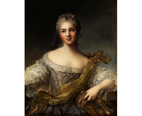 Jean Marc Nattier, 1685 Paris – 1766PORTRAIT DER VICTOIRE DE FRANCE Öl auf Leinwand. 83,3 x 66 cm. Dem Gemälde liegt ein Guta
