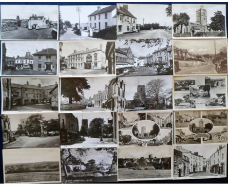 Postcards, Devon, a collection of approx. 98 mainly late 1950's to early 1960's RP cards of Devon. The majority street scenes