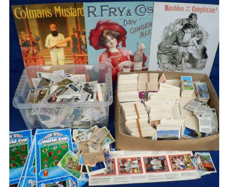 Trade cards, a vast accumulation of loose cards, mostly Brooke Bond (1000's, duplication throughout), also Tuckfields, Esso, 