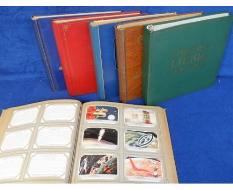 Trade cards, Liebig, an Oxo-chromo album containing approx. 50 sets, ranging between S1451 &amp; S1767, various subjects inc.