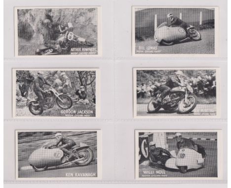 Trade cards, two sets, Castrol, Famous Riders (18 cards) &amp; Montagu Motor Museum, Veteran &amp; Vintage Cars A (24 cards) 