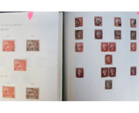 Stamps, collection of GB and World Stamps, mainly used, housed in 10 vintage albums high catalogue value, 1,000s