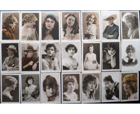Postcards, early Cinema, Pictures Portrait Gallery, inc. Miriam Cooper, Jewel Carmen, Theda Bara, Tom Mix, William Hart, Mano