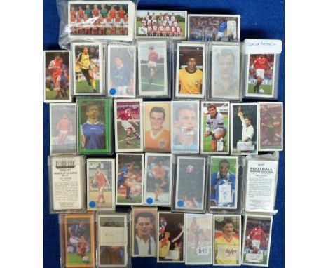 Trade cards, Football, a collection of 30+ wrapped sets, all appear complete but not individually checked, some duplication, 