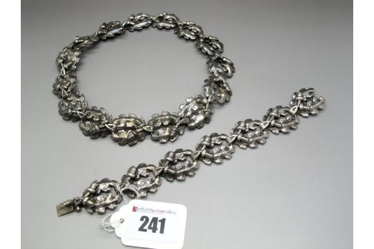 Hugo Grun A Danish Necklace And Matching Bracelet Each Of Oak Leaf Auction Date