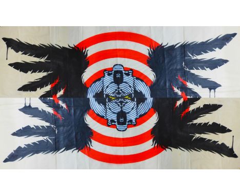 An Urban Art screen print of Batman, 62 x 103cms, unframed 