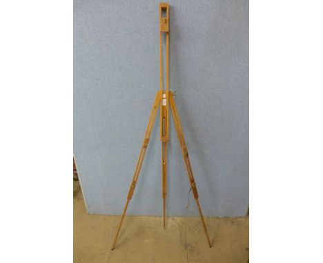 An artist's easel 
