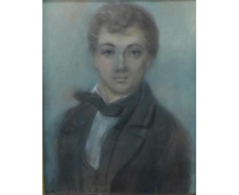 Edward Robert Smythe, portrait of Charles Edmund Dashwood, pastel, dated 1839, 23 x 17cms, framed 