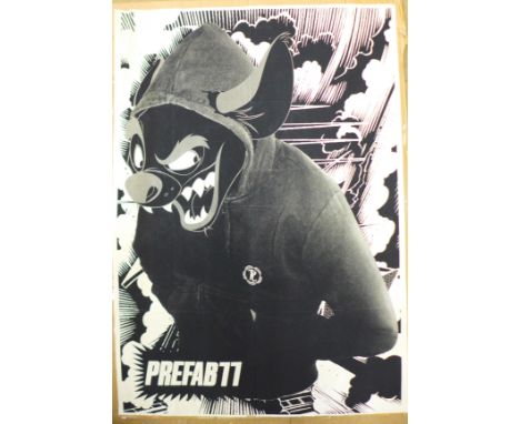 Prefab77 (aka Peter Manning urban artist), screen print, 100 x 70cms, unframed 