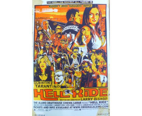 Tyler Stout, Hell Ride, limited edition screen print poster, 133/250, 92 x 61cms, unframed 