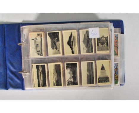 An album of vintage cigarette cards to include E &amp; W Antsie; Places of Interest, P J Carroll &amp; Company; Birds, Foster