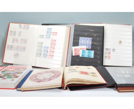 A good collection of GB and world stamps, decimal and pre decimal dating form the 19th Century with stamps across seven album