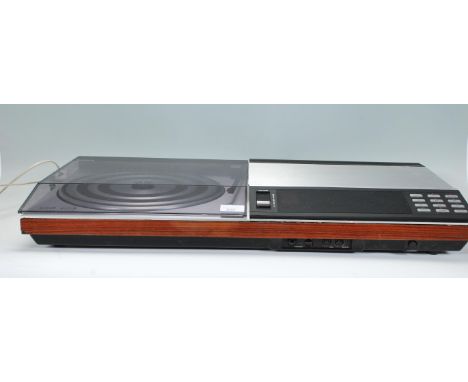 A vintage B &amp; O 1970's Bang and Olufsen BeoCenter 7000 music system comprising of radio, cassette deck and record deck, h