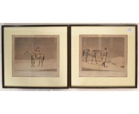 A pair of framed lithograph prints after Alken entitled ‘ One of the Right Sorts ‘ &amp; ‘ One of the Wrong Sorts ‘ both fram