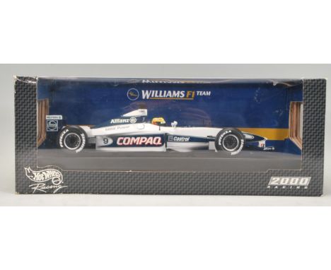 A Mattel made Hot Wheels Racing series 1/18 scale boxed diecast model 26735&nbsp;F1 Formula One Williams Team Ralf Schumacher