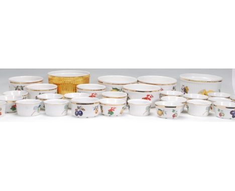 A collection of vintage 20th Century ceramic ramekins to include Royal Worcester shape 48 ramekins, and similar marked made i