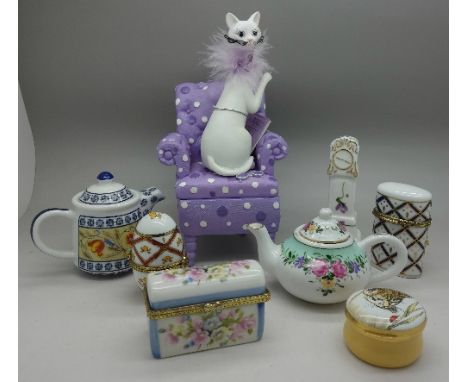 Trinket boxes including Del Prado