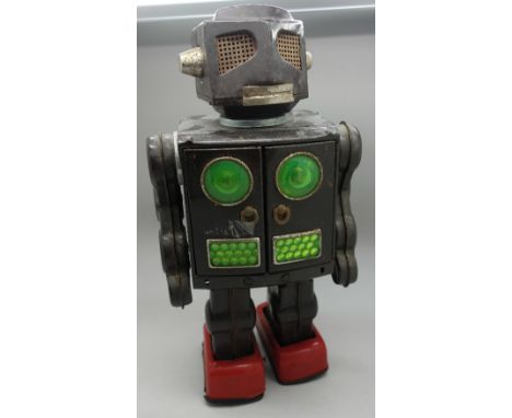 A Japanese 1960's tin plate battery operated robot