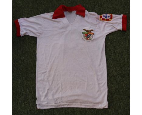 EUSEBIO CIRCA 1968 MATCH WORN #10 BENFICA AWAY JERSEYA Casa Desporto brand Sport Lisboa e Benfica (Benfica) 1968 football jer