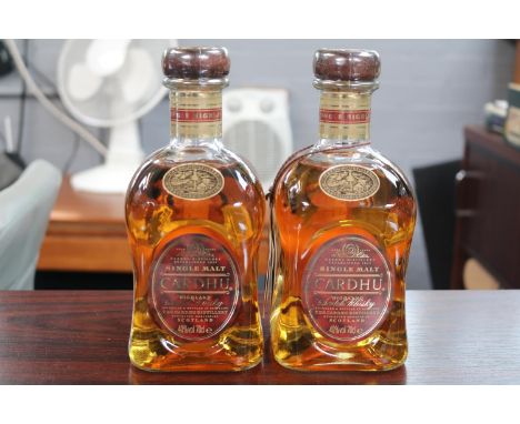 2 Boxed Cardhu Highland Scotch Whisky 70cl 