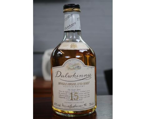 Dalwhinnie Single Highland Malt Scotch Whisky 15 Year 70cl 