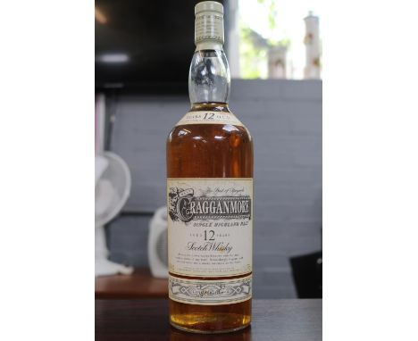 Cragganmore Single Highland Malt Aged 12 Years Scotch Whisky 1 Litre 