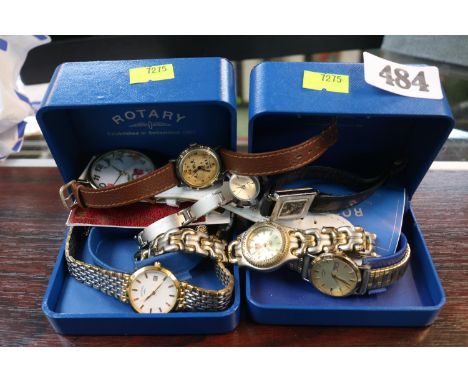 Collection of assorted Rotary and other Ladies wristwatches 