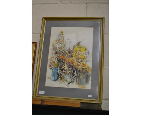 Monique Partridge, The Old Black Stove, watercolour, framed and glazed