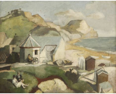 John Albert Cooper (1894-1943)CHARMOUTH, DORSETSigned l.r., oil on canvas56 x 69cm 'Charmouth' by John Cooper was exhibited a